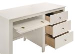 Selena Ivory Computer Desk Supply