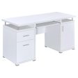 Tracy White Computer Desk For Sale