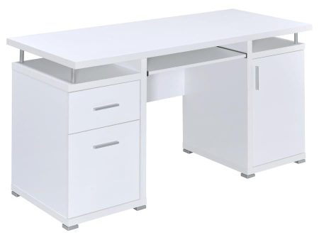 Tracy White Computer Desk For Sale