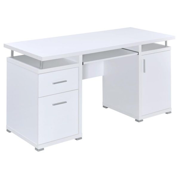 Tracy White Computer Desk For Sale