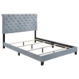 Warner Blue Queen Bed For Sale