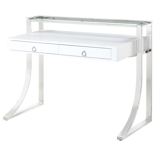 Gemma White Writing Desk For Discount