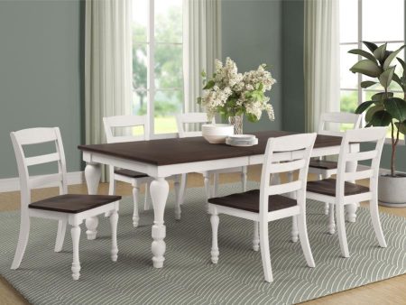 Madelyn White 7 Pc Dining Set For Cheap