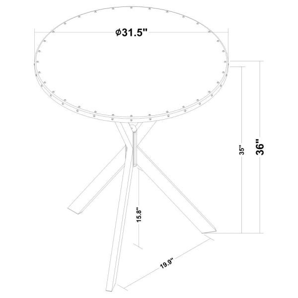 Kenzo Silver Bar Table Fashion