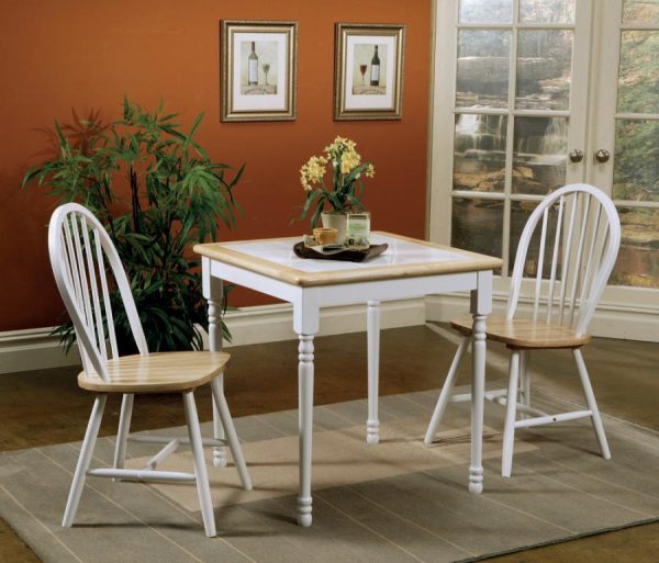 Carlene White 5 Pc Dining Set Online now