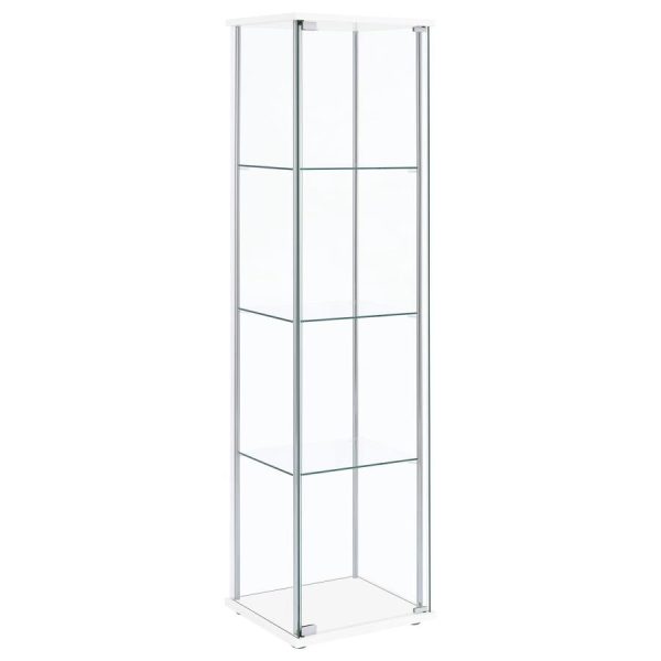 Bellatrix White Curio Cabinet Hot on Sale