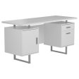 Lawtey White Computer Desk For Sale