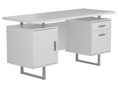 Lawtey White Computer Desk For Sale