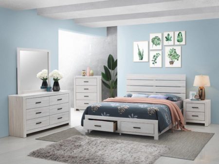 Brantford Ivory Eastern King Bed 5 Pc Set Online now