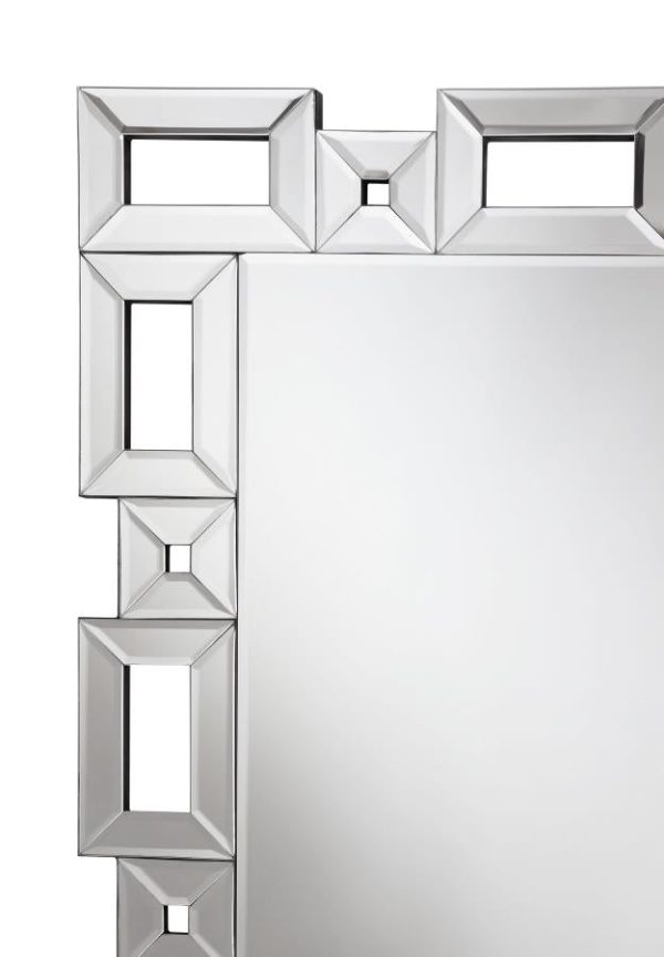 Tavin Silver Standing Mirror Supply