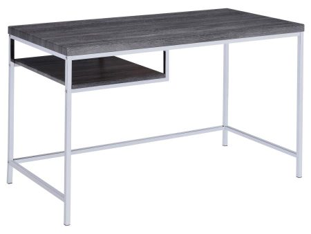 Kravitz Grey Writing Desk Supply