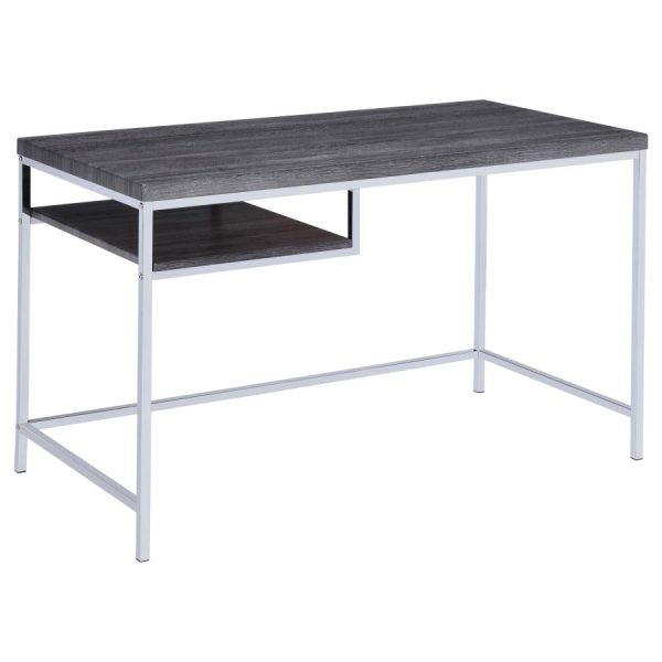 Kravitz Grey Writing Desk Supply