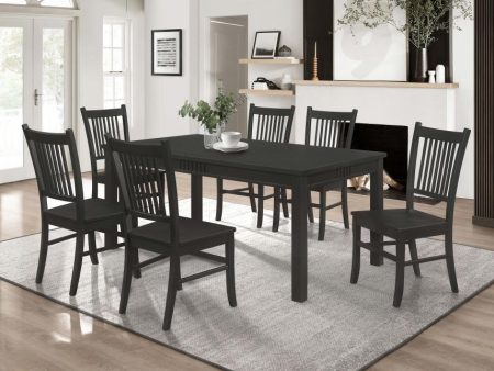 Marbrisa Black 7 Pc Dining Set For Discount