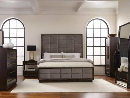 Durango Brown Queen Bed 5 Pc Set Online Sale