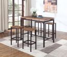 Santana Brown 5 Pc Bar Set Discount