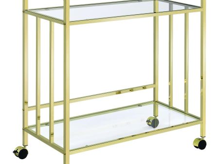 Cara Gold Bar Cart Cheap