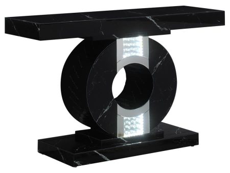 Eliana Black Console Table Discount