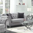 Frostine Silver Loveseat Online