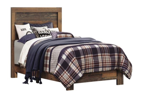 Sidney Brown Twin Bed 4 Pc Set Online now