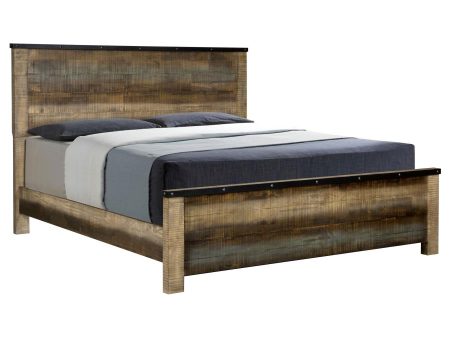 Sembene Brown Eastern King Bed 4 Pc Set Sale