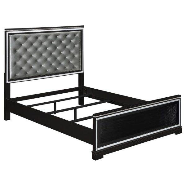 Cappola Black California King Bed 5 Pc Set For Discount