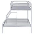 Morgan Silver Twin   Full Bunk Bed For Cheap