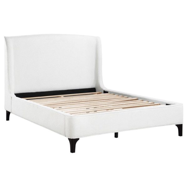 Mosby White Eastern King Bed Fashion