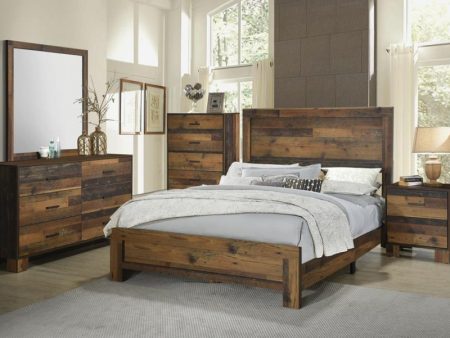 Sidney Brown Eastern King Bed 5 Pc Set Online