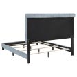 Warner Blue Eastern King Bed Hot on Sale