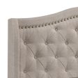 Sonoma Beige Queen Bed Supply