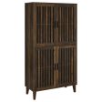 Elouise Brown Tall Accent Cabinet For Discount