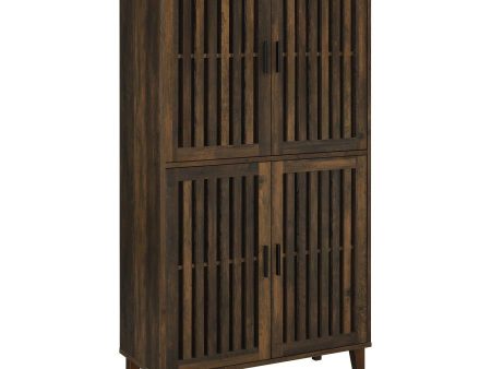 Elouise Brown Tall Accent Cabinet For Discount