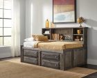 Wrangle Hill Grey Twin Storage Bed Online