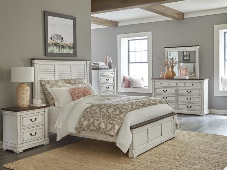 Hillcrest Ivory California King Bed 5 Pc Set For Cheap