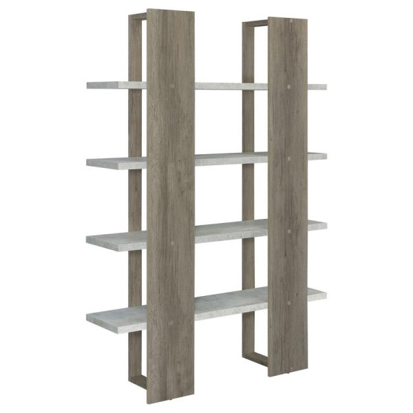 Danbrook Grey Bookcase Online now