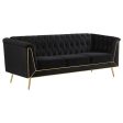 Holly Black 3 Pc Sofa Set For Cheap