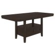 Prentiss Brown Counter Height Dining Table For Discount