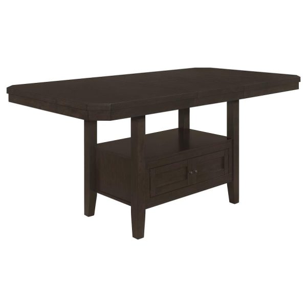 Prentiss Brown Counter Height Dining Table For Discount