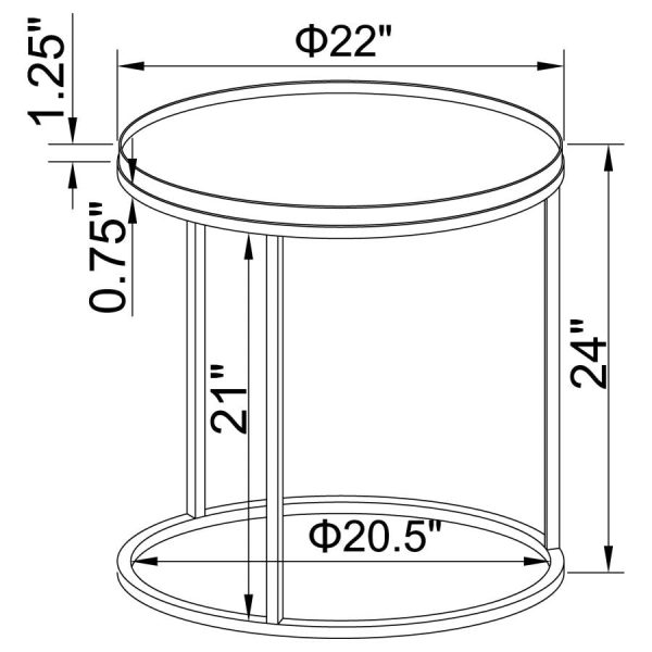 Rodrigo Brown End Table on Sale