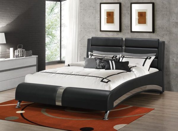 Jeremaine Black California King Bed Online now