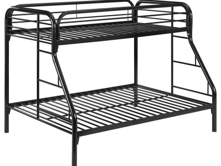 Morgan Black Twin   Full Bunk Bed Discount