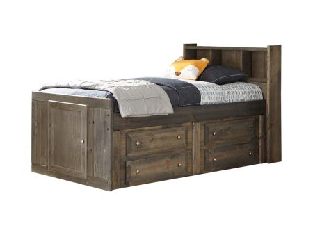 Wrangle Hill Grey Twin Storage Bed Online Sale