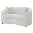 Rainn White Loveseat Online Sale