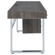 Whitman Grey Computer Desk Online Hot Sale