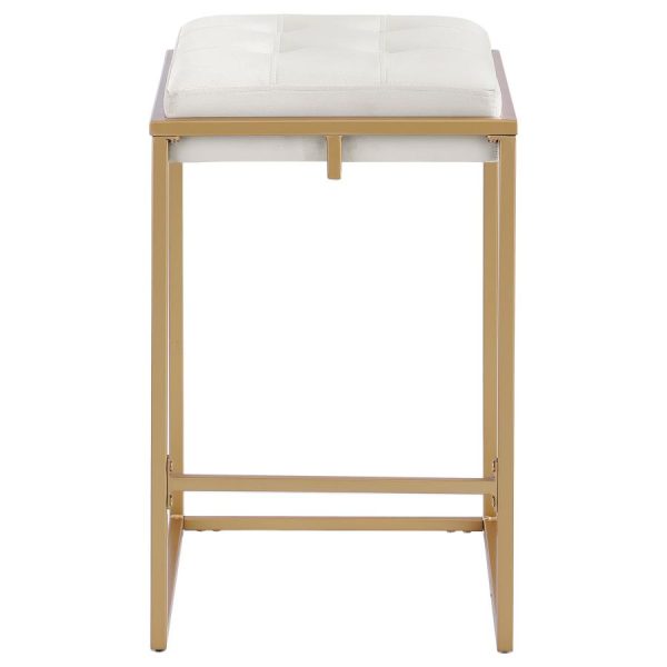 Nadia Beige Counter Stool For Sale