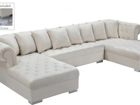 Presley 3pc. Velvet Sectional Sale