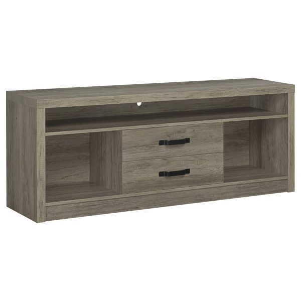 Burke Grey 3 Pc Entertainment Center Online now