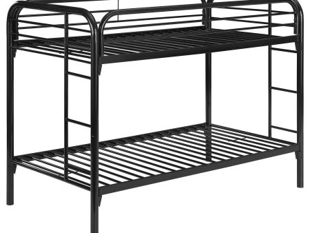 Morgan Black Twin   Twin Bunk Bed For Discount