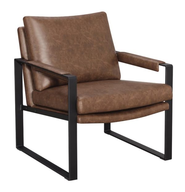 Rosalind Brown Accent Chair Discount