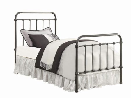 Livingston Brown Twin Bed Hot on Sale